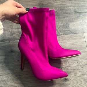 Justfab Pink boots
